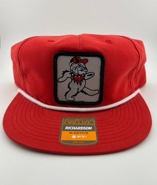 Dancing Dawg Red Rope Hat